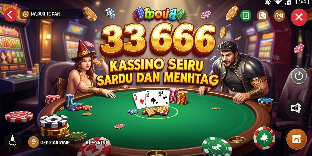 Tampilan gameplay seru di aplikasi Kasino 333666.