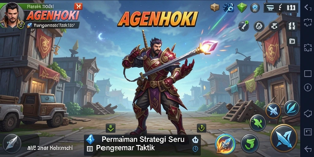 Tangkapan layar AGENHOKI menampilkan aksi gameplay strategi yang mendebarkan.