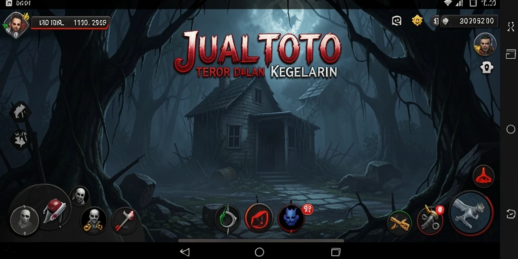 Tangkapan layar menampilkan momen menegangkan dalam gameplay JUALTOTO.