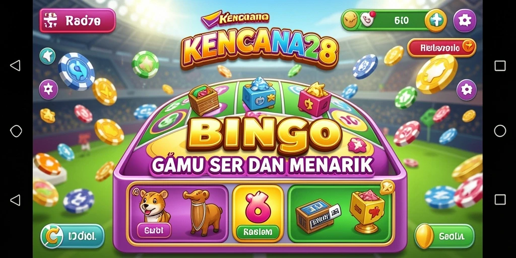 Gameplay Bingo seru yang menggembirakan di KENCANA28.