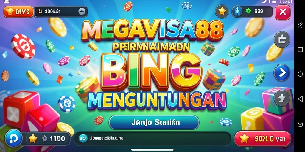 Screenshot gameplay MEGAVISA88 menampilkan keseruan bermain Bingo.