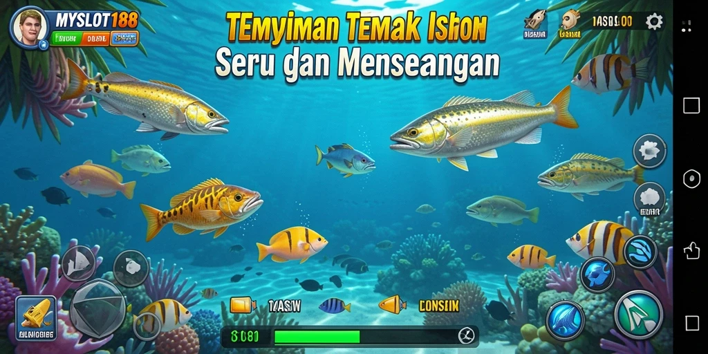 Tangkapan layar menampilkan serunya gameplay Tembak Ikan di MYSLOT188.