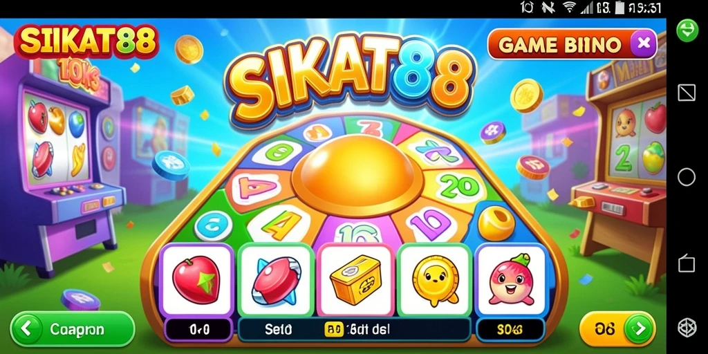 Tampilan gameplay seru dan interaktif di SIKAT88.